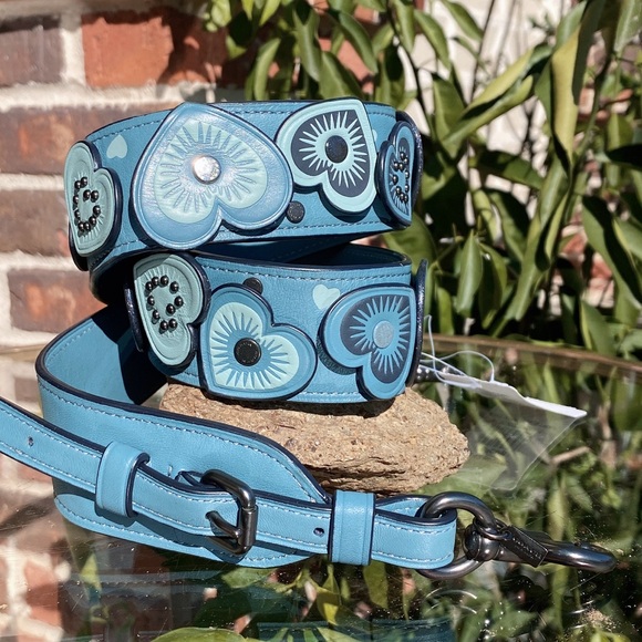 Coach Accessories - NWT Coach Strap With Hearts 29542